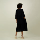 BELL SLEEVE MIDI DRESS | LICORICE Aikuisten mekko My Happy Place Women
