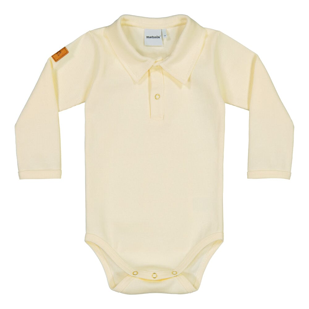 COLLARED RIB BODY LS, VANILLA Body Metsola