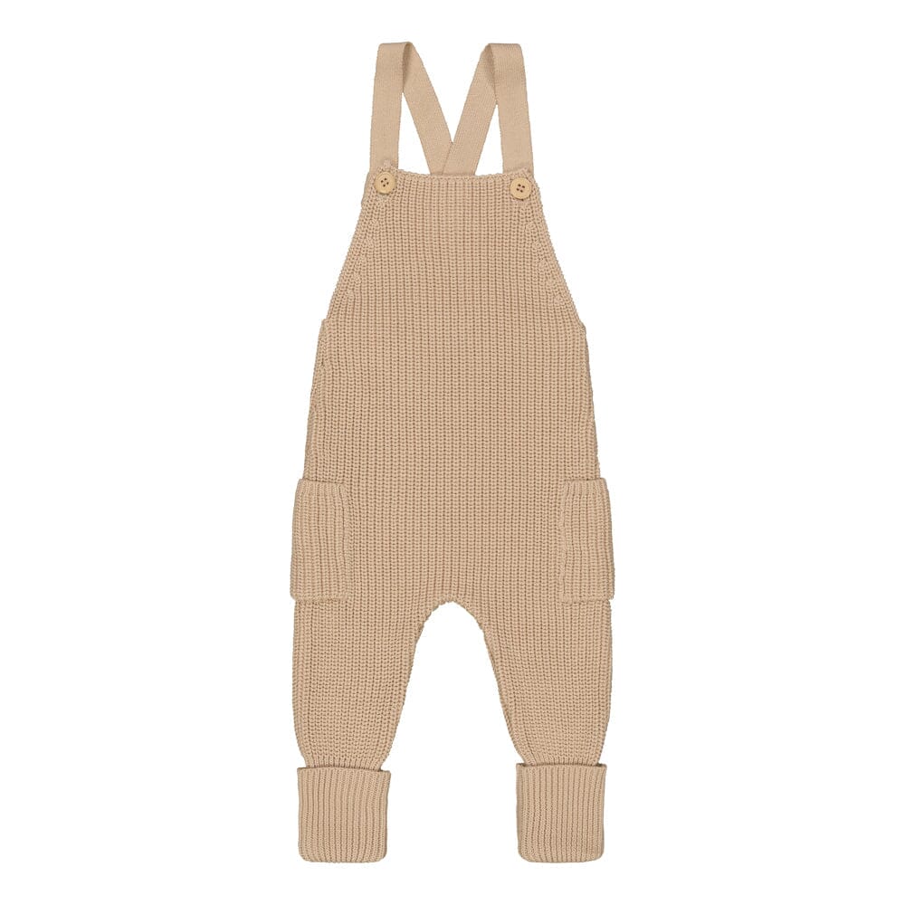 COTTON KNIT DUNGAREES | MOONLIGHT Housut Universum