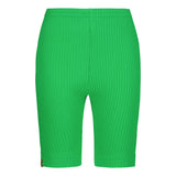 HEAVY RIB BIKER SHORTS | SPACE GREEN Housut Beach Party