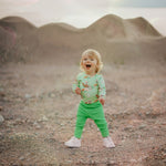 HEAVY RIB LEGGINGS | SPACE GREEN Housut Universum