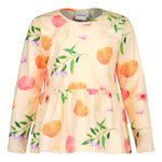 LOVELY PEPLUM SHIRT LS | VANILLA Paita My Happy Place