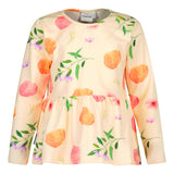 LOVELY PEPLUM SHIRT LS | VANILLA Paita My Happy Place