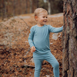 MERINO RIB LEGGINGS | CLOUDY SKY Housut Little Things in Life