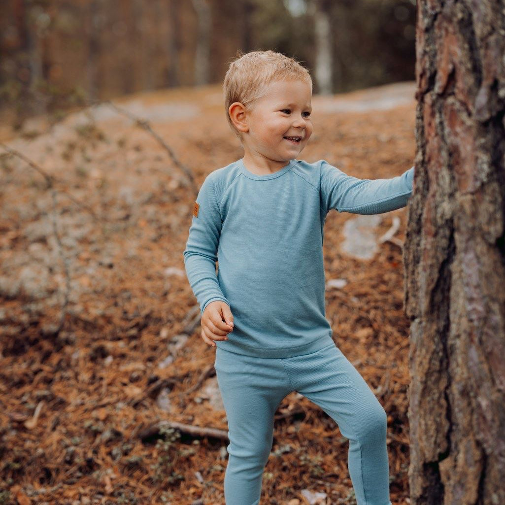 MERINO RIB SHIRT | CLOUDY SKY Paita Little Things in Life