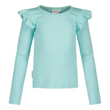 RIB FRILLA SHIRT LS | OCEAN Paita My Happy Place