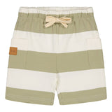 STRIPED COLLEGE SHORTS | MILKY PEAR - VANILLA Housut Wonders of Life