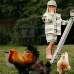 STRIPED COLLEGE SHORTSIT | MILKY PEAR - VANILLA Housut Wonders of Life