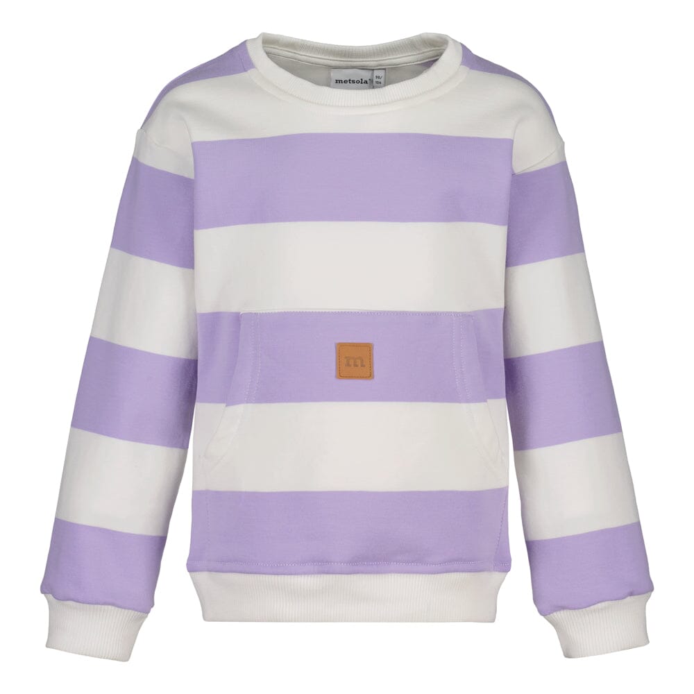 STRIPED POCKET SWEATER -COLLEGEPAITA | LILY/VANILLA Housut My Happy Place