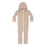 STRIPED RIB PLAYSUIT | MUDDY BOOTS/CREAMY Jumpsuit Made of Dreams