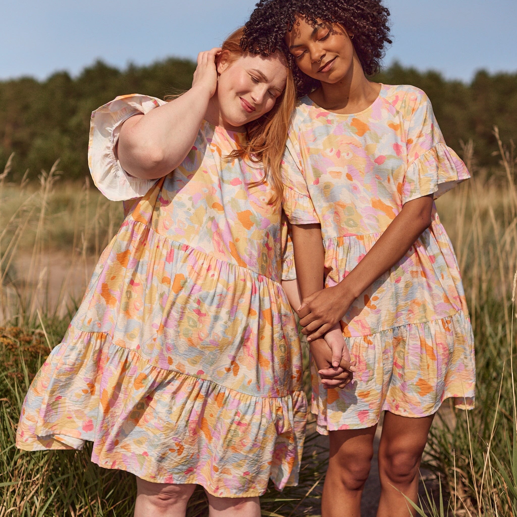 TAHITI FRILL DRESS -MEKKO Aikuisten mekko Beach Party Women
