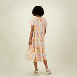 TAHITI TIERED MIDI DRESS -MEKKO Aikuisten mekko Beach Party Women