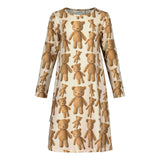 TEDDY BEAR CREAMY NIGHT DRESS -YÖMEKKO Yövaatteet Best times