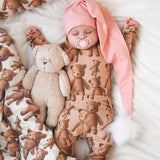 TEDDY BEAR -LEGGINGSIT | BROWN Housut Happy Heroes