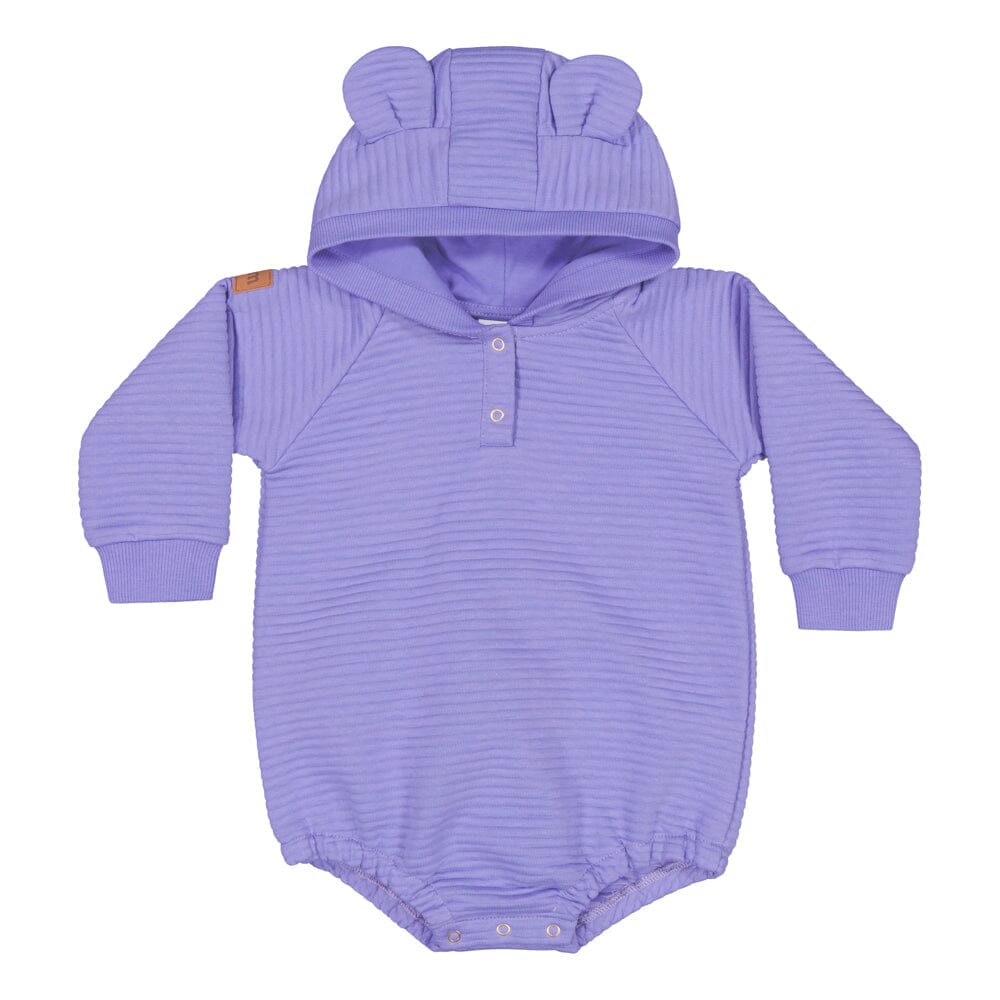 Textured Bear Romper | Wildy Body True Campers