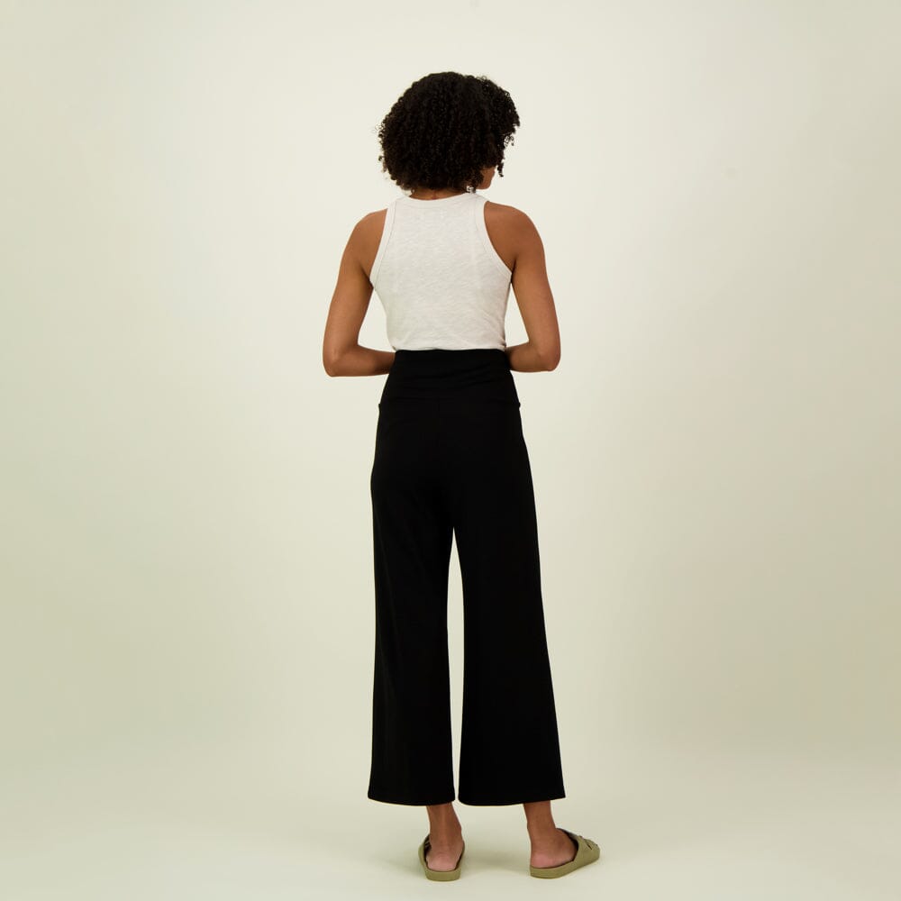 WIDE LEG CULOTTES -HOUSUT | BLACK Aikuisten housut My Happy Place Women