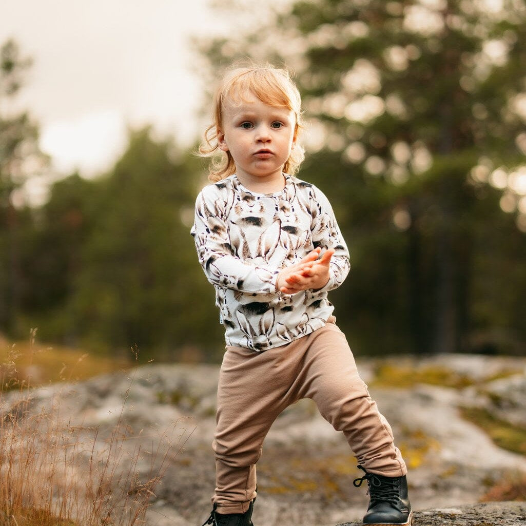 BAGGY PANTS, BLACK Housut Metsola