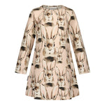 BUNNY PINK DRESS LS, PINK Metsola
