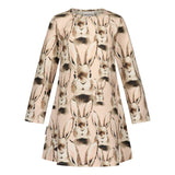 BUNNY PINK DRESS LS, PINK Metsola