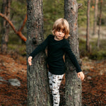 RIB SHIRT, BLACK Paita Metsola