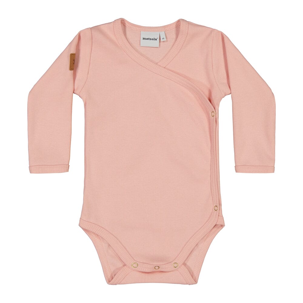 RIB WRAP BODY LS, PEONY Metsola