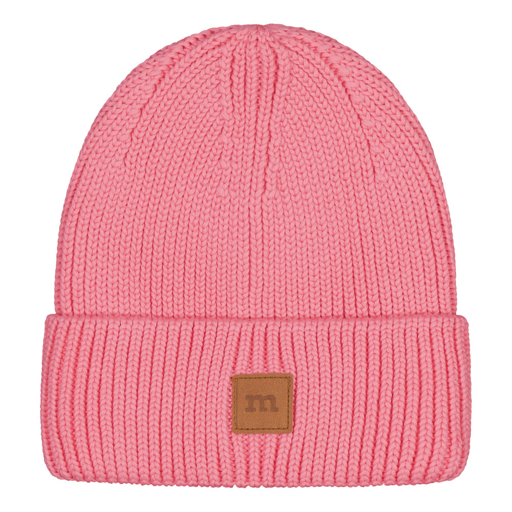 COTTON KNIT BEANIE | SPACE PINK