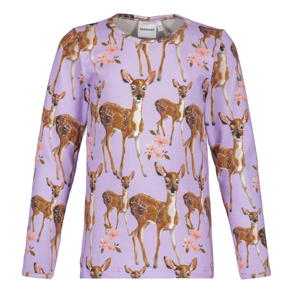 CUTE BAMBI SHIRT | ICY LILAC