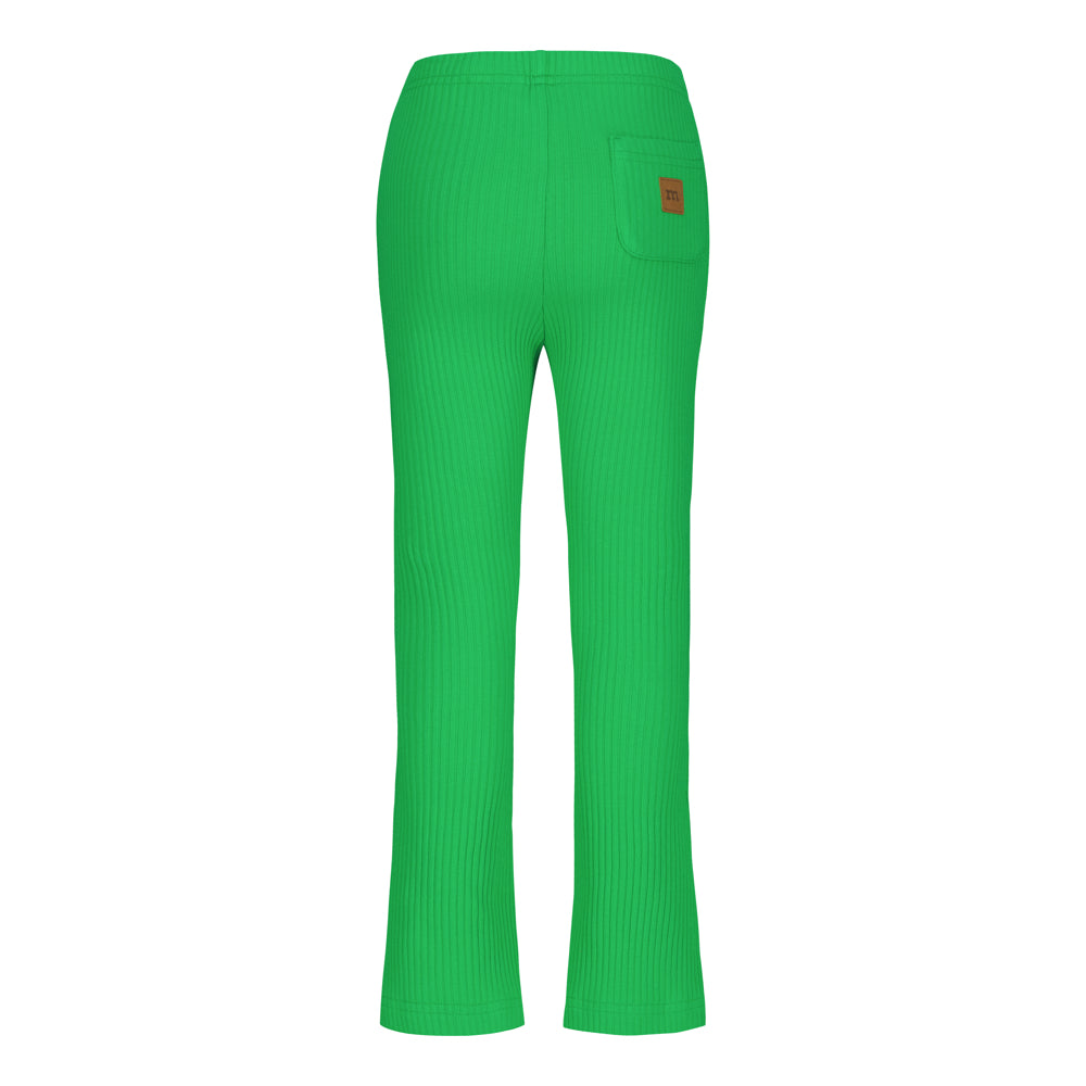 HEAVY RIB FLARE PANTS |  SPACE GREEN