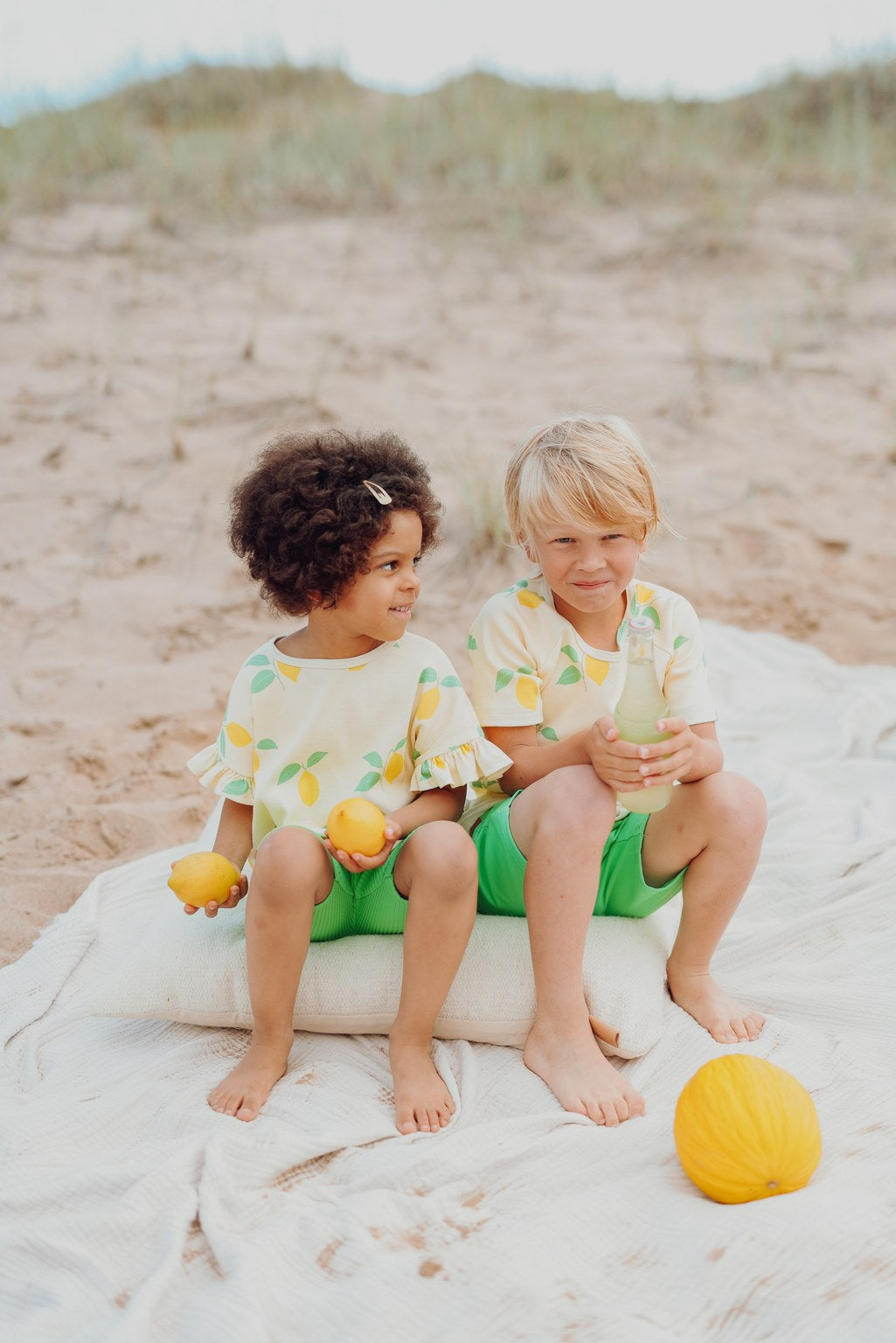 LEMON TREE RIB FRILLA SHIRT | LEMON SORBET