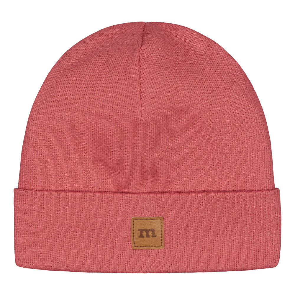 RIB BEANIE | RASPBERRY