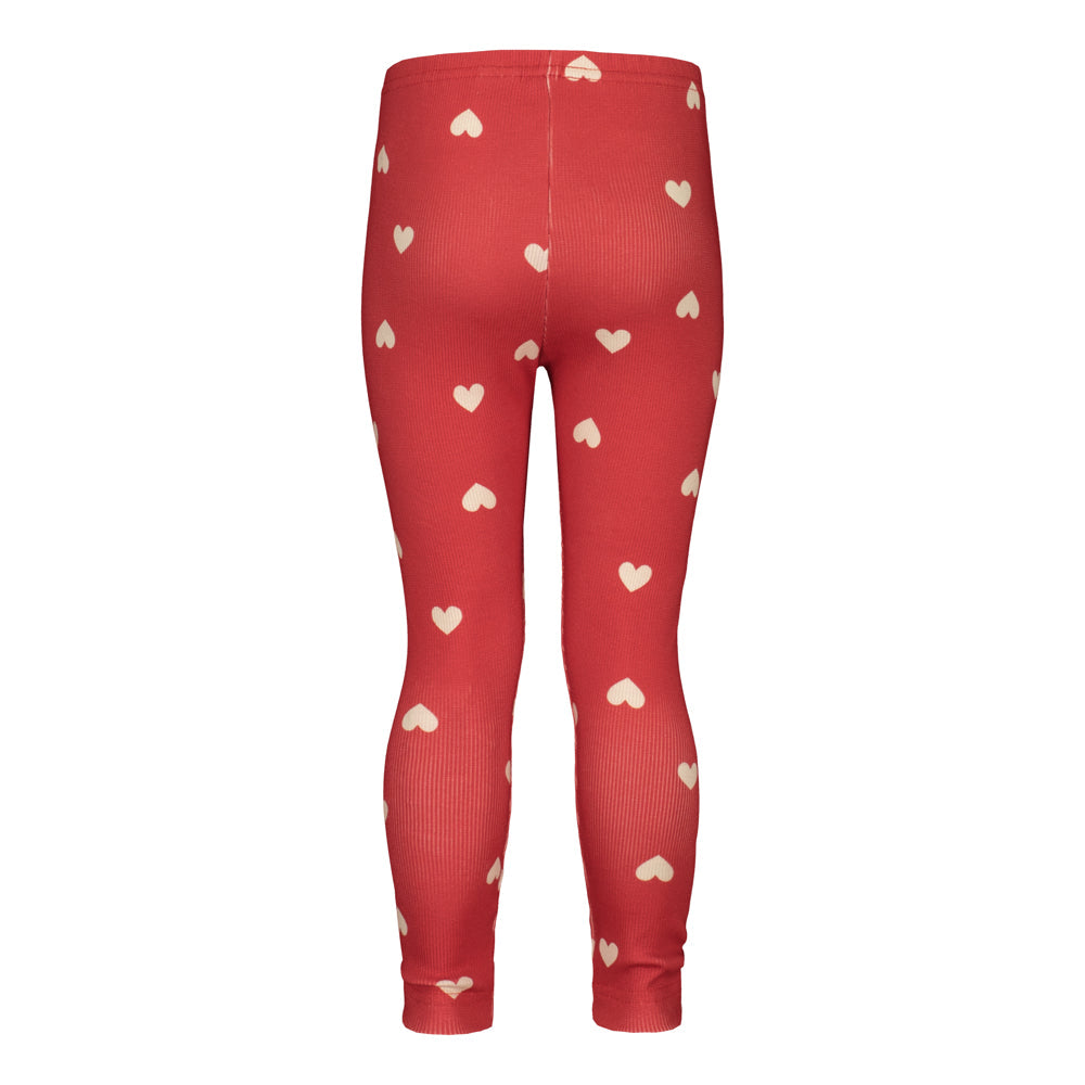 HEART SONG RIB LEGGINGS | POPPY