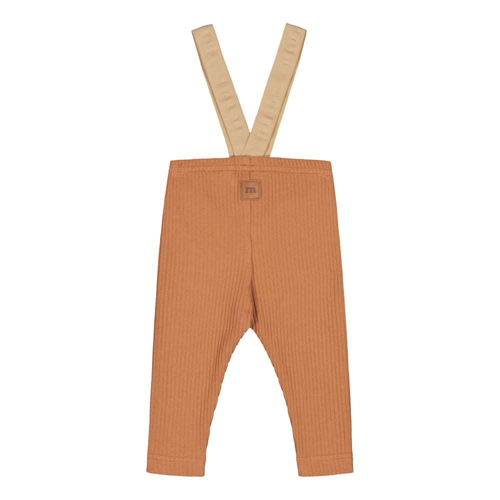 HEAVY RIB BRACE PANTS | PEANUT