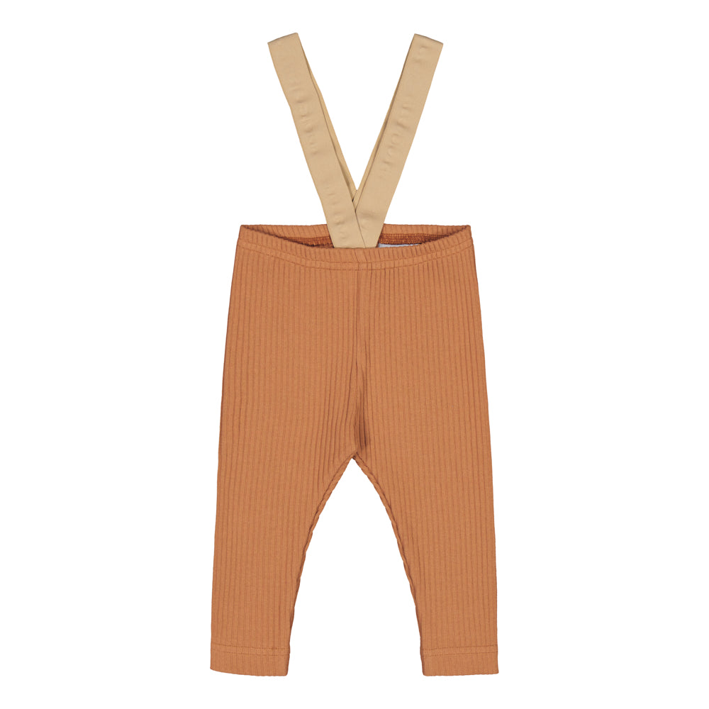 HEAVY RIB BRACE PANTS | PEANUT