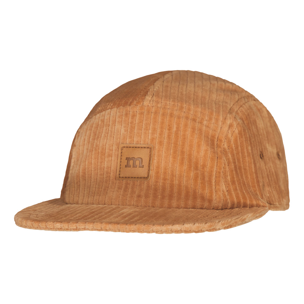 VELOUR BLOCK CAP | PEANUT