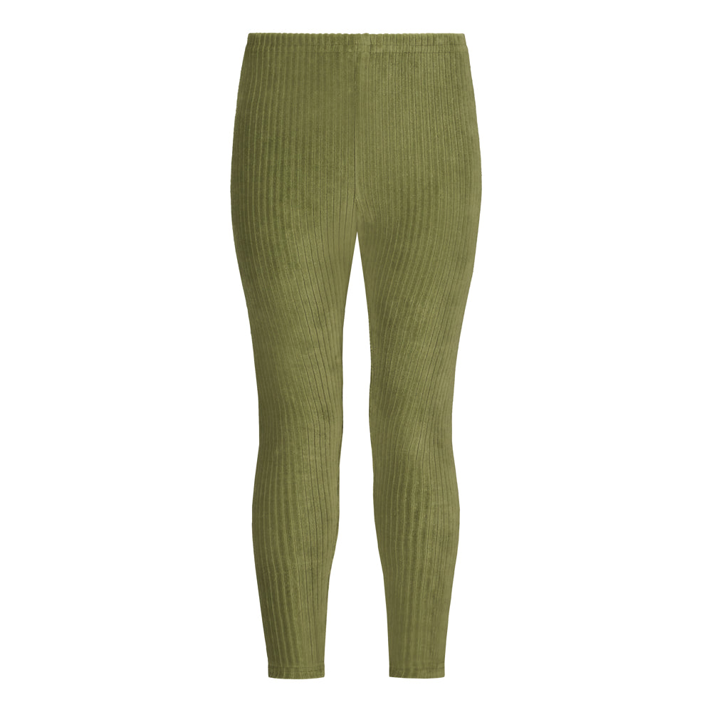 VELOUR LEGGINGS | PISTACHIO