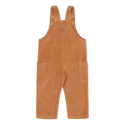 VELOUR OVERALLS | PEANUT