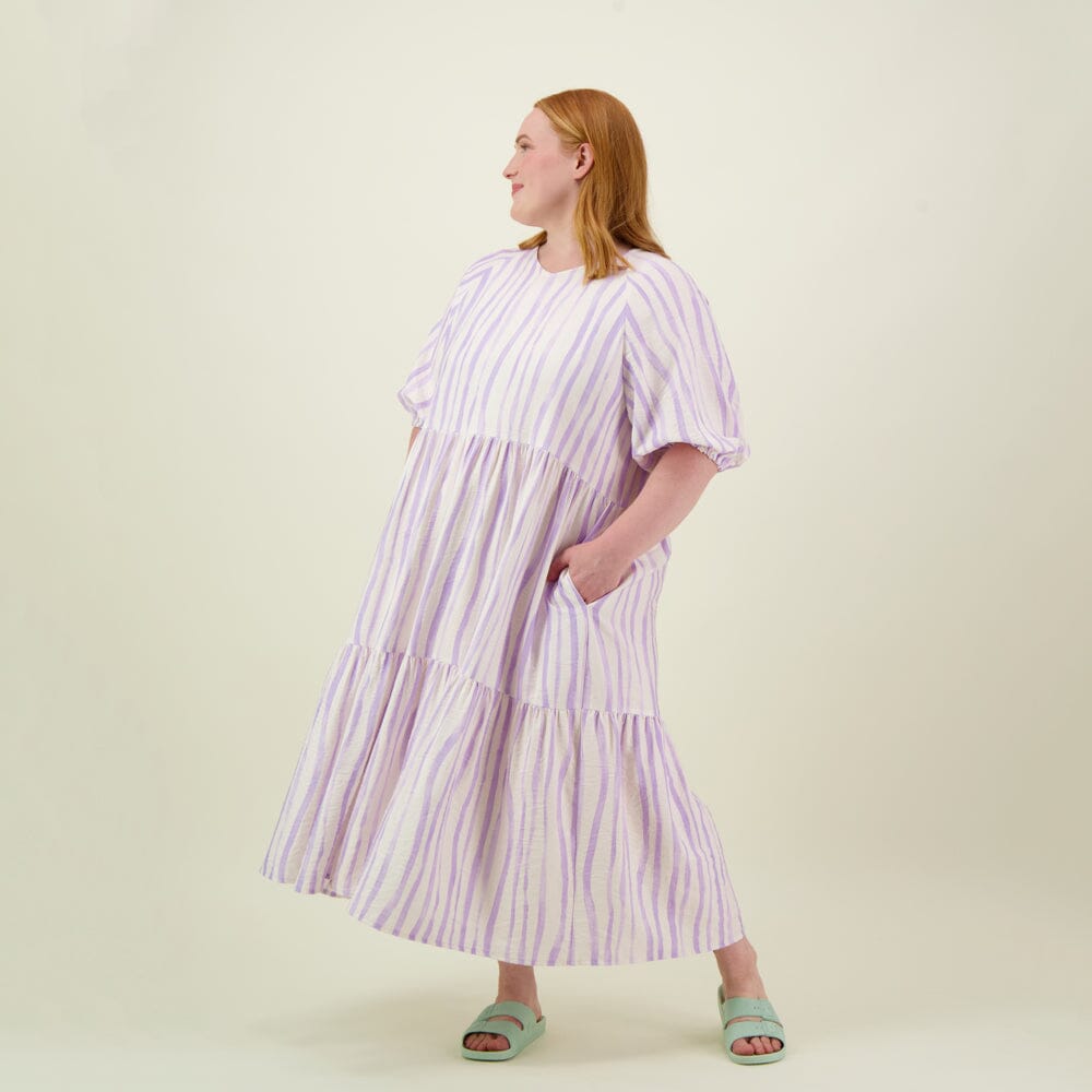 ALLEY PUFF SLEEVE MIDI DRESS | LILY Aikuisten mekko My Happy Place Women