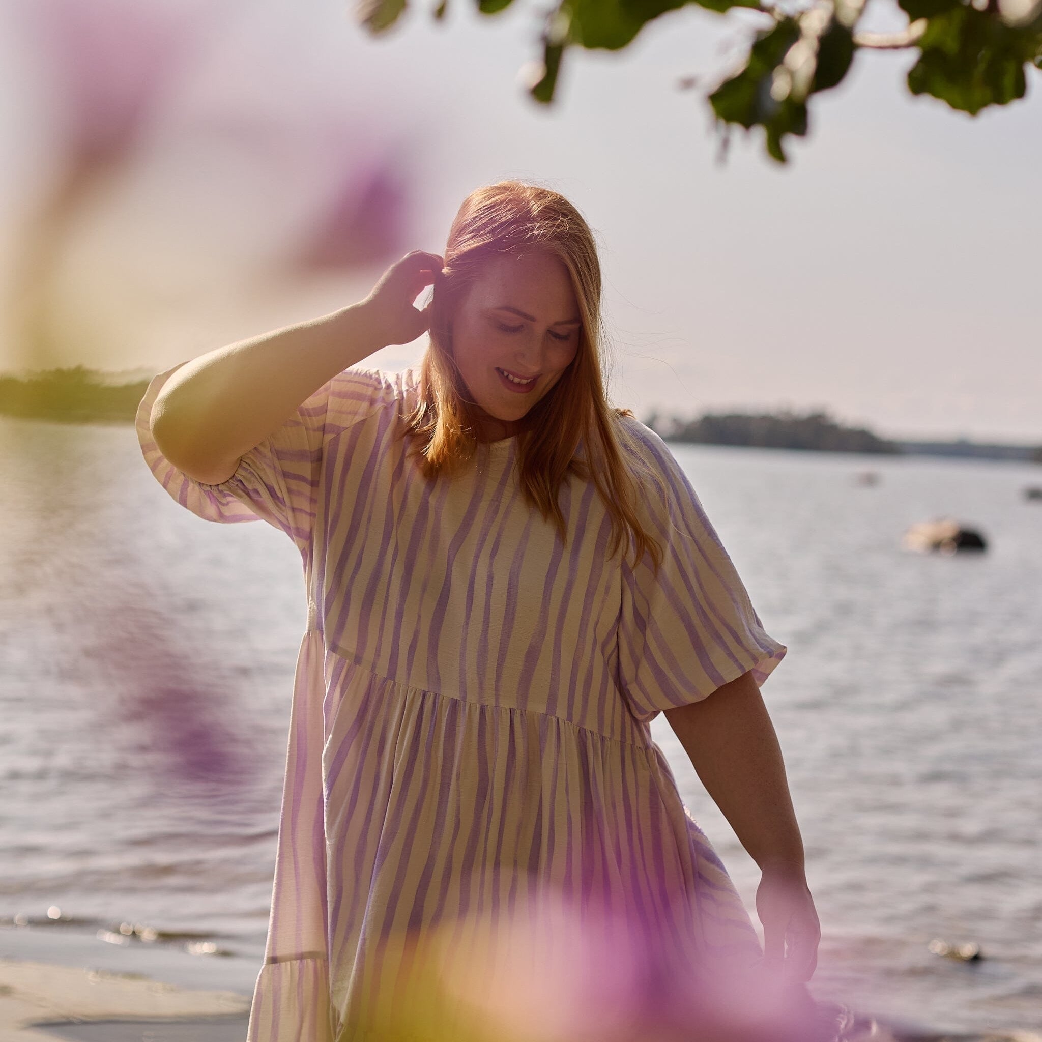 ALLEY PUFF SLEEVE MIDI DRESS | LILY Aikuisten mekko My Happy Place Women
