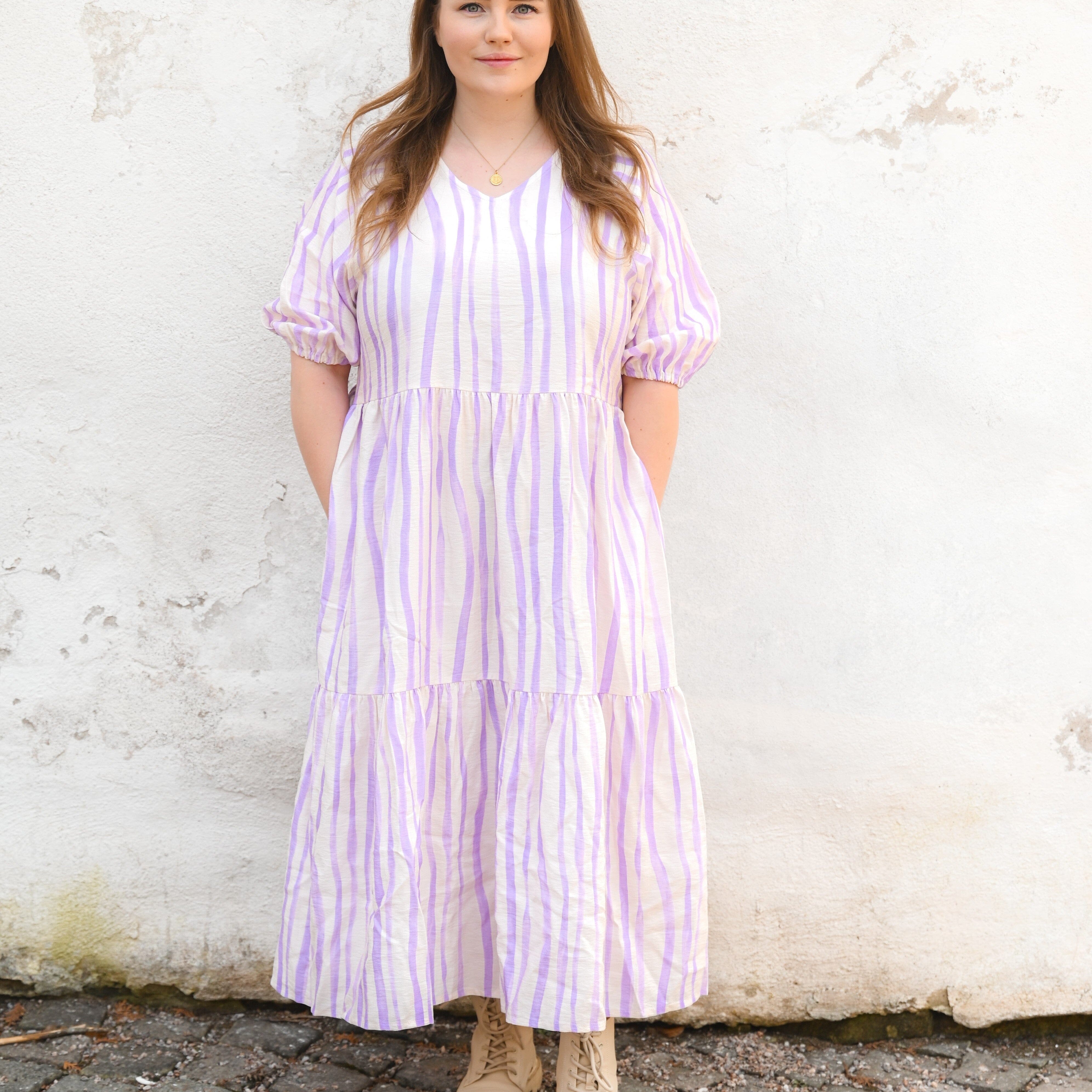 ALLEY PUFF SLEEVE MIDI DRESS -MEKKO | LILY Aikuisten mekko My Happy Place Women