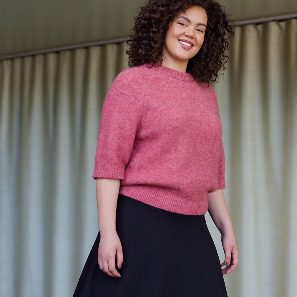 Alpaca Jumper -Neulepaita | Paris Pink Aikuisten neulepaita Oh, Oui!