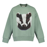 Badger Oversize Sweater -Collegepaita | Dusty Green Pitkähihainen paita You and Me