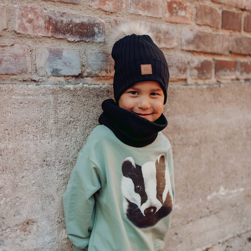 Badger Oversize Sweater -Collegepaita | Dusty Green Pitkähihainen paita You and Me