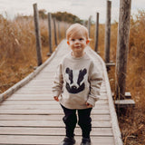Badger Oversize Sweater -Collegepaita | Stormy Pitkähihainen paita You and Me
