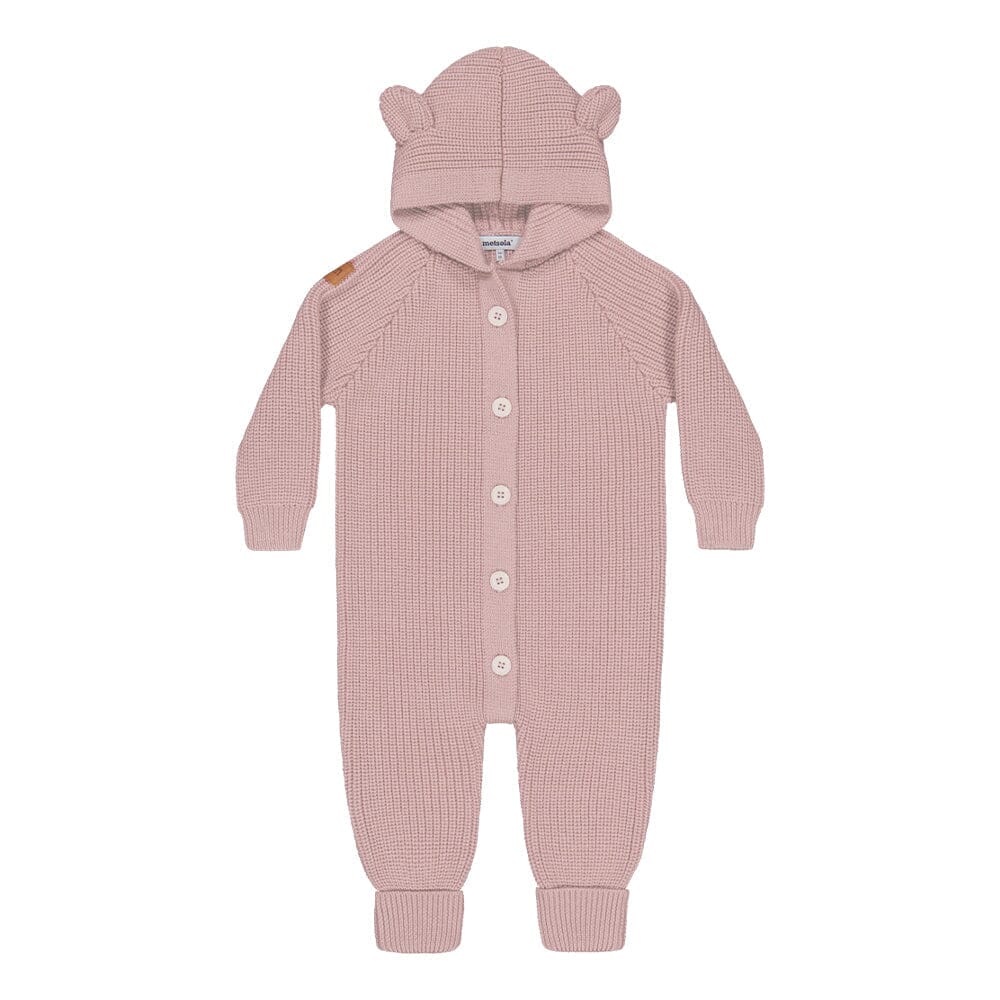 Bear Knit -Merinovillahaalari | Hearty Pink Haalari / Jumpsuit A World Full of Smiles