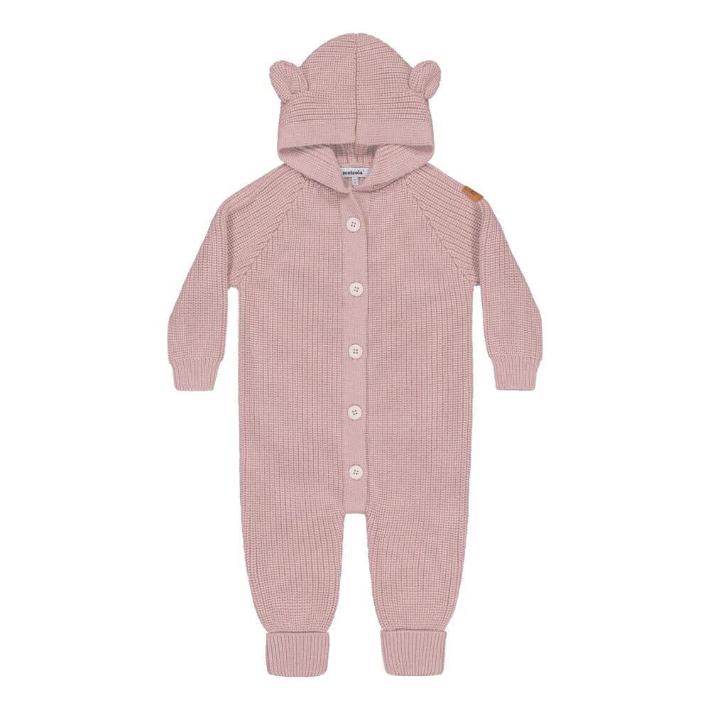 Bear Knit -Merinovillahaalari | Hearty Pink Haalari / Jumpsuit A World Full of Smiles