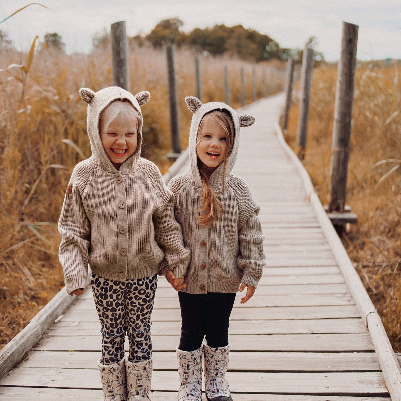 Bear Knit -Merinovillaneuletakki | Stormy Neuletakki A World Full of Smiles