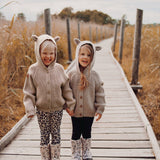 Bear Knit -Merinovillaneuletakki | Stormy Neuletakki A World Full of Smiles