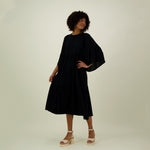 BELL SLEEVE MIDI DRESS | LICORICE Aikuisten mekko My Happy Place Women
