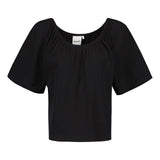 Bell Sleeve Rib Top -Paita | Licorice Aikuisten paita C'est La Vie!