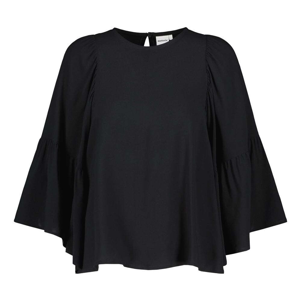 BELL SLEEVE SHIRT | LICORICE Aikuisten paita My Happy Place Women